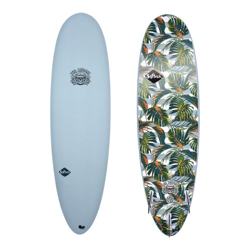 Deska surfingowa Softech Epoxy Middie 6'4 42L Szara