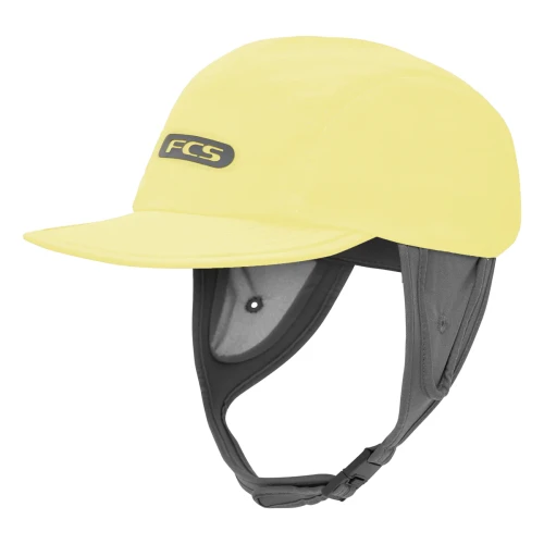 Czapka z daszkiem do wody FCS Surf Cap Żółta