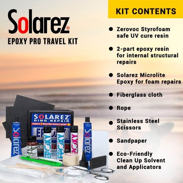 Solarez EPOXY Pro Travel KIT Zestaw naprawczy do deski surf (id: 3131)
