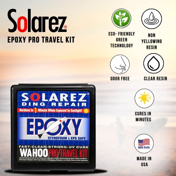 Solarez EPOXY Pro Travel KIT Zestaw naprawczy do deski surf (id: 3131)