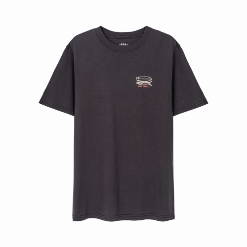 Szara koszulka z bawełny Surf People  front