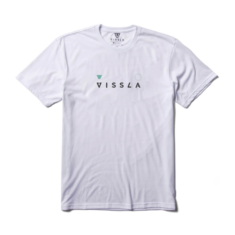 Biała koszulka techniczna Vissla Calimper Comp Lite.jpg