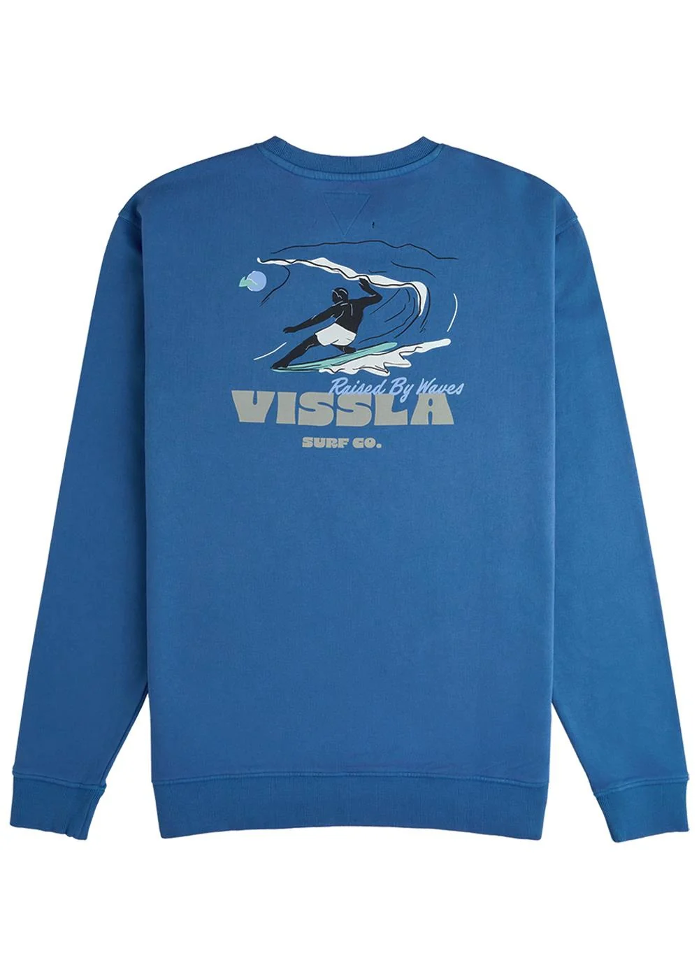Niebieska bluza Vissla Sunset Waves Crew