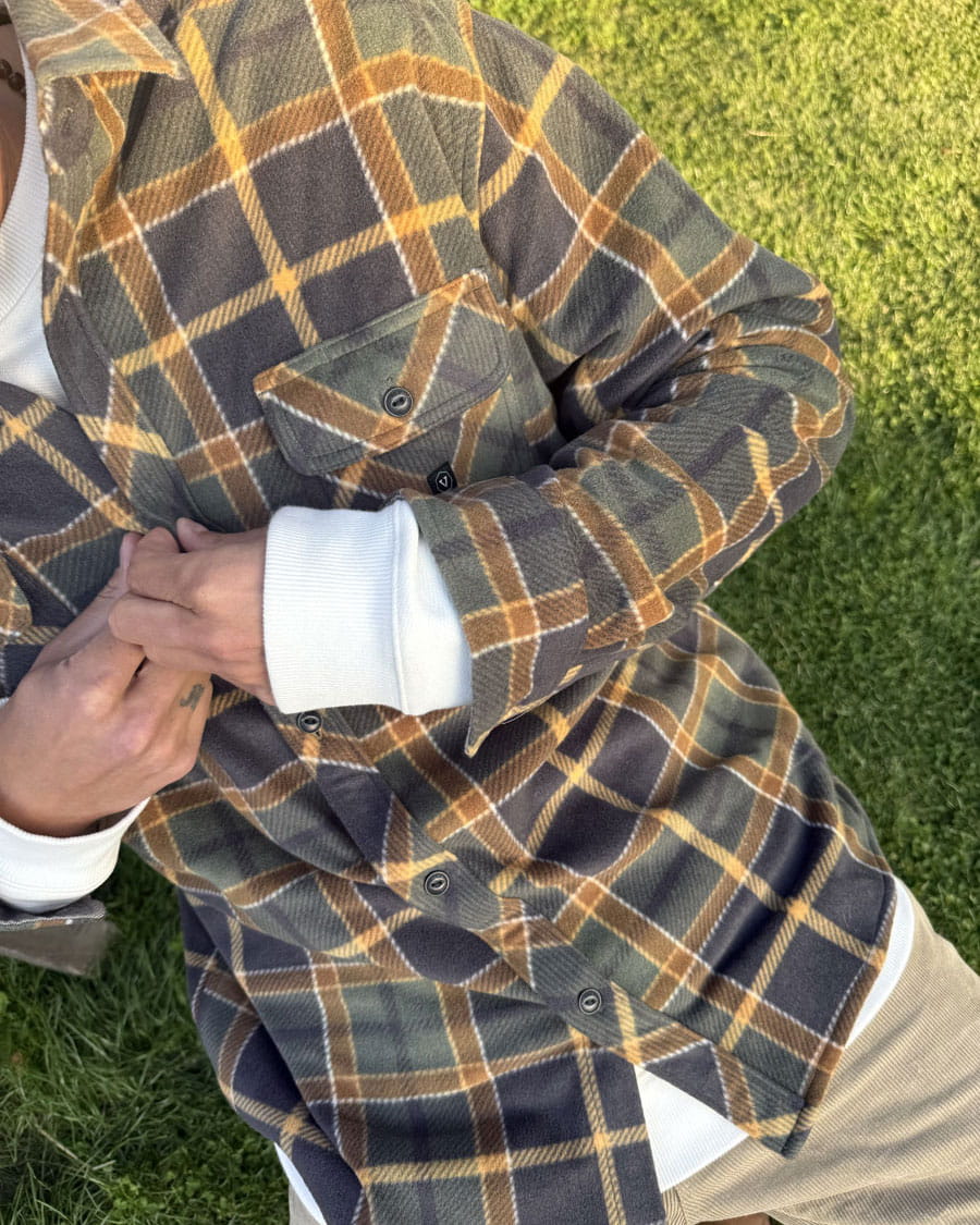 Polarowa koszula w kratę Vissla Eco-Zy rozmiar M