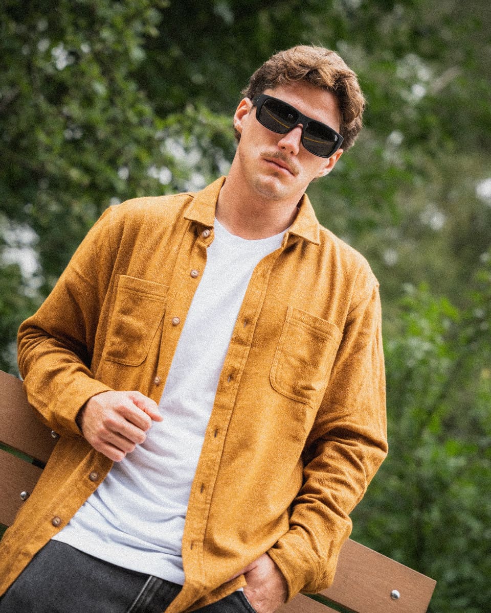 Koszula flanelowa Vissla Shaper Eco - Karmelowa