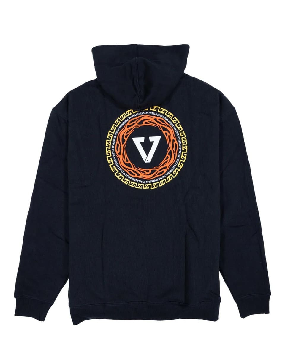 Gruba bluza z kapturem Vissla 90' Vibes BLK