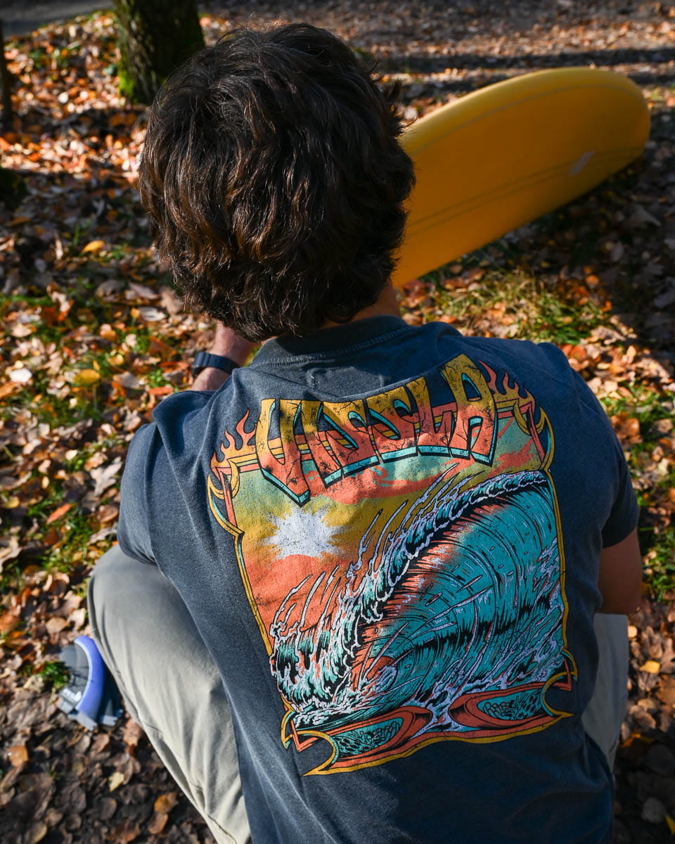 Vintage Koszulka Vissla Drain Pipes Szara