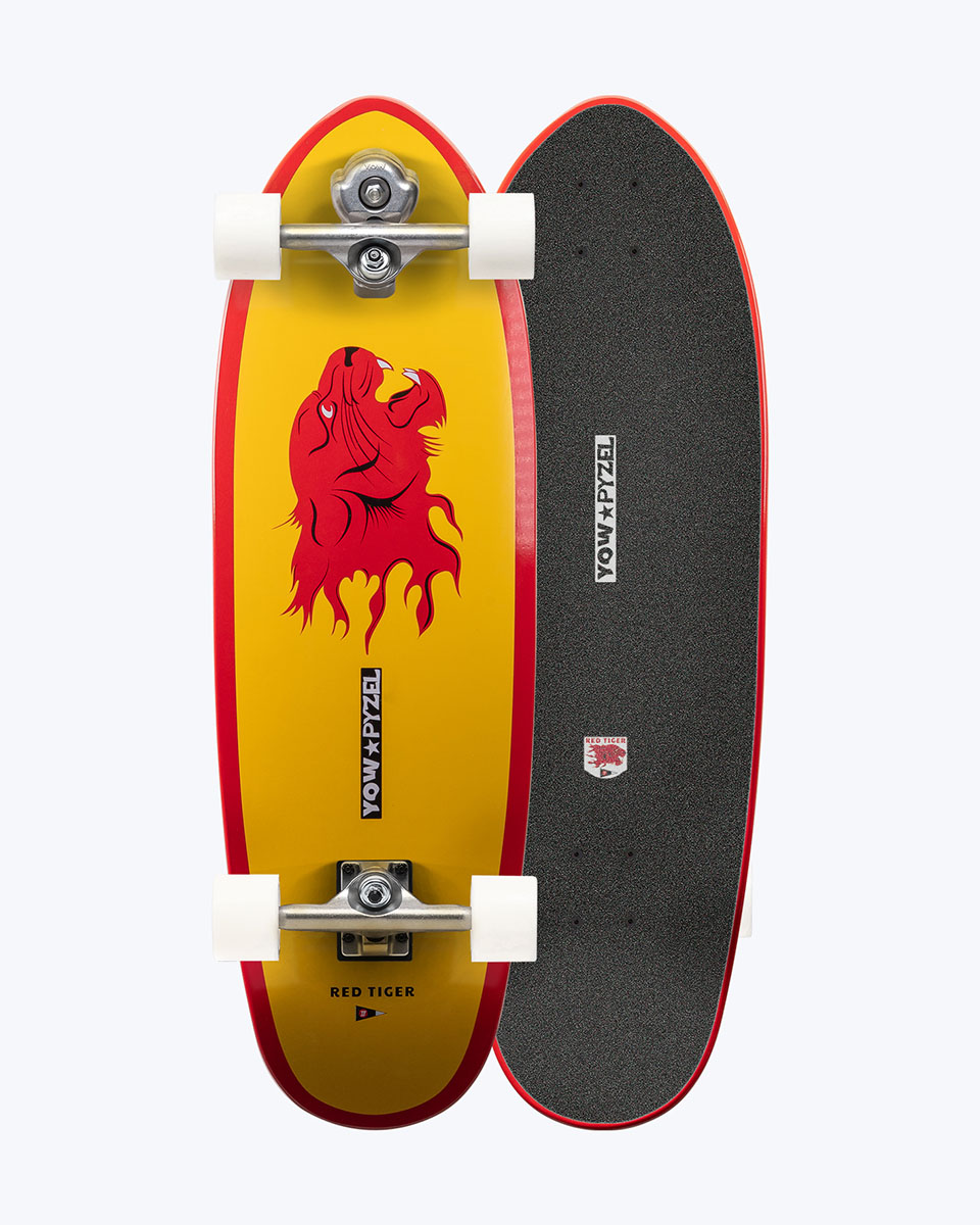 Deska surfskate Yow x Pyzel Red Tiger 32,6"