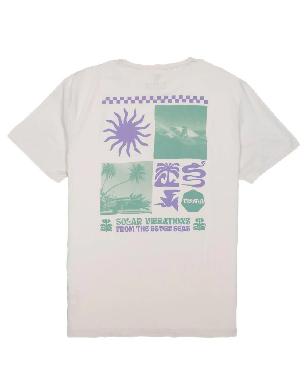 Koszulka Vissla Solar Vibrations Eco Off-White