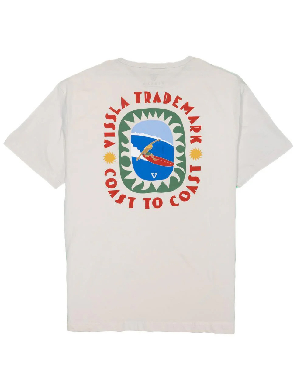 Koszulka Vissla Coast to Coast Eco Bone