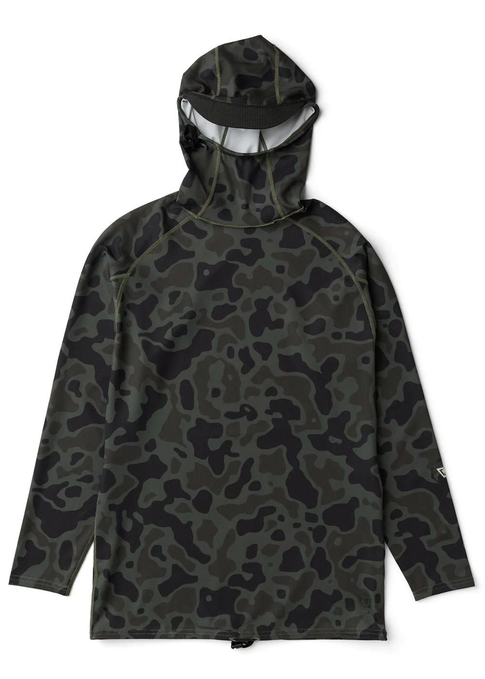 Zielona CAMO lycra z kapturem Vissla Warm Seas CAM