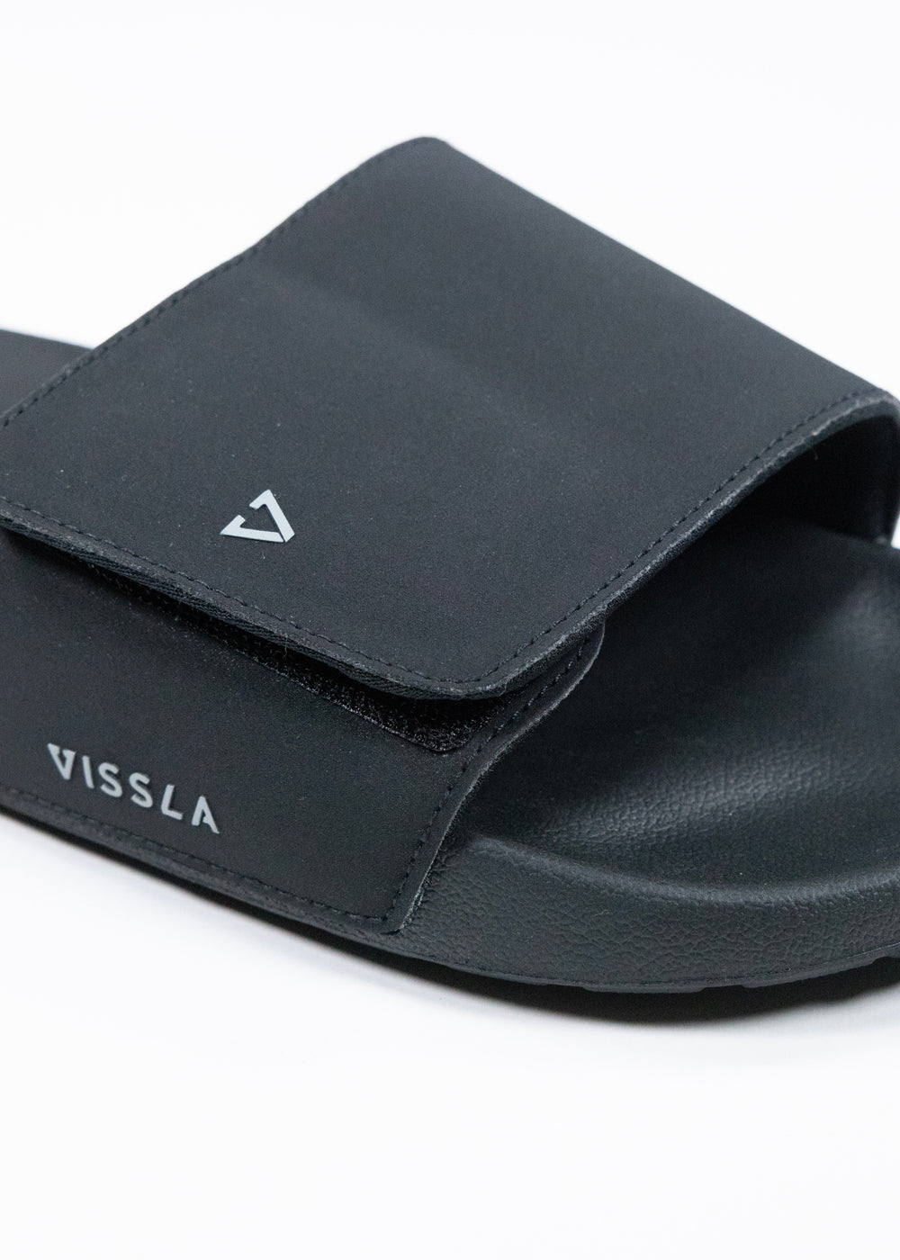 Klapki Vissla Tide Echo Slider Velcro Czarne