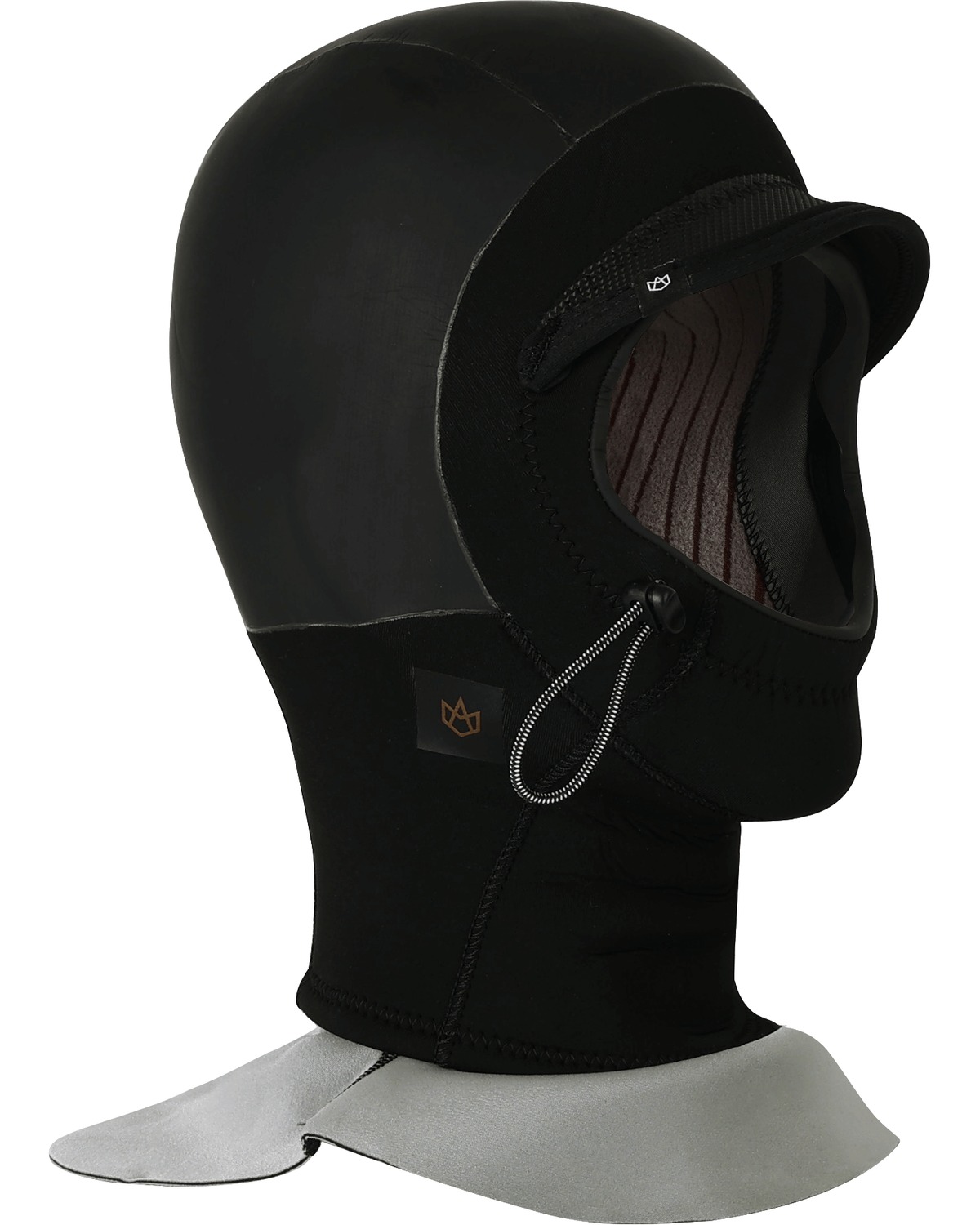 Ciepły kaptur neoprenowy 2mm Manera Magma Hood Czarny